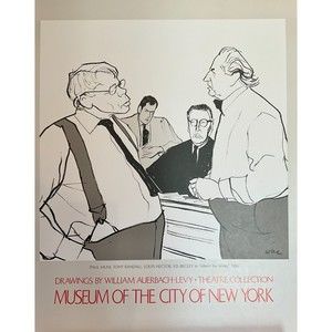 William Auerbach-Levy "Inherit the Wind" Poster